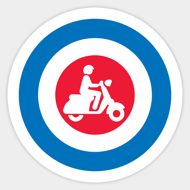 Mod Scooter Sticker by designseventy